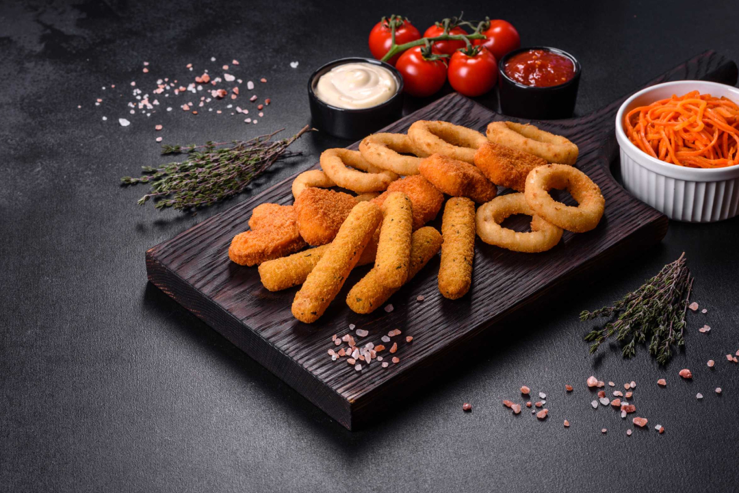 Fried Foods with Brighton Mills' Breading and Mixes